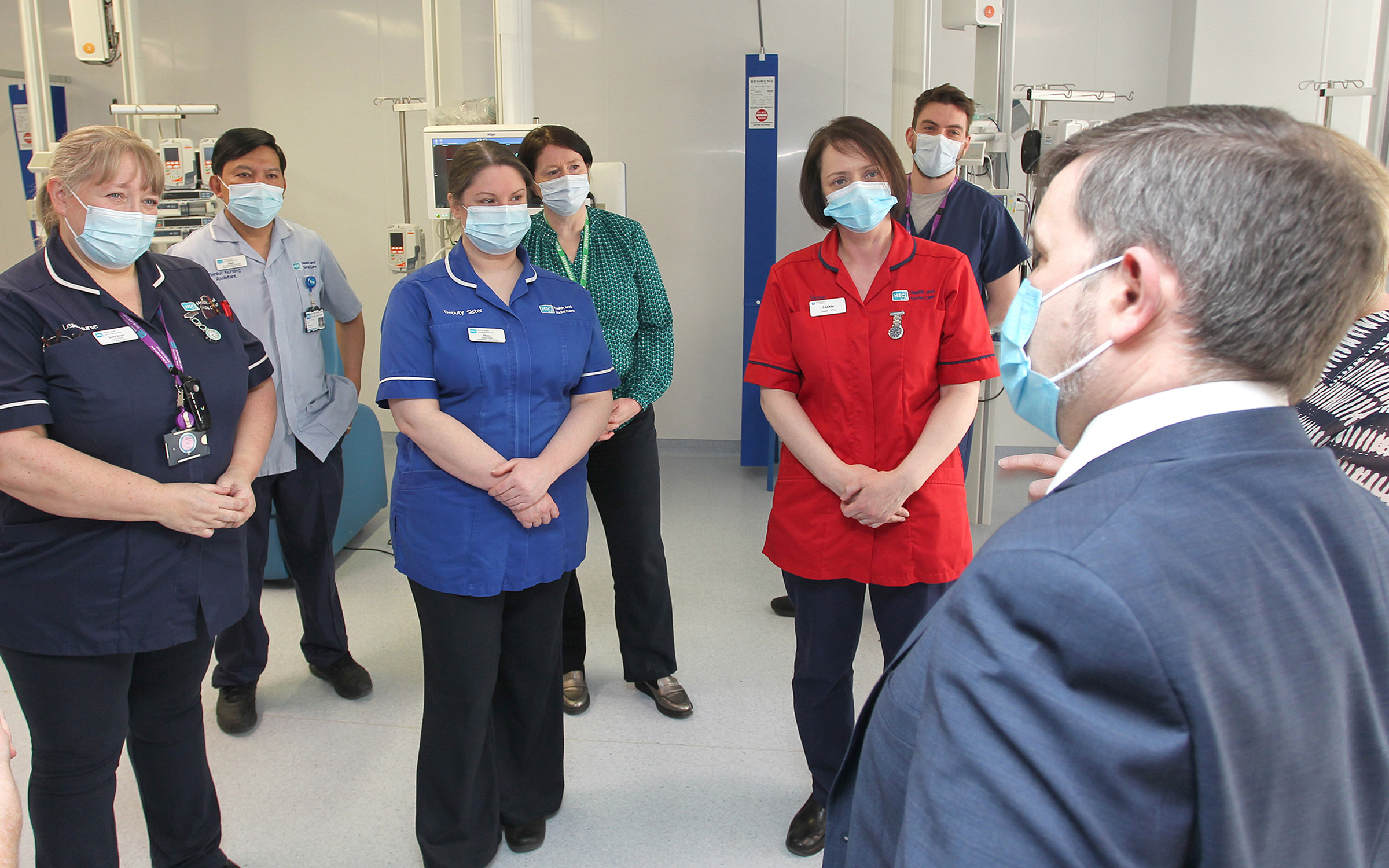 Health Minister visit to Mater Hospital