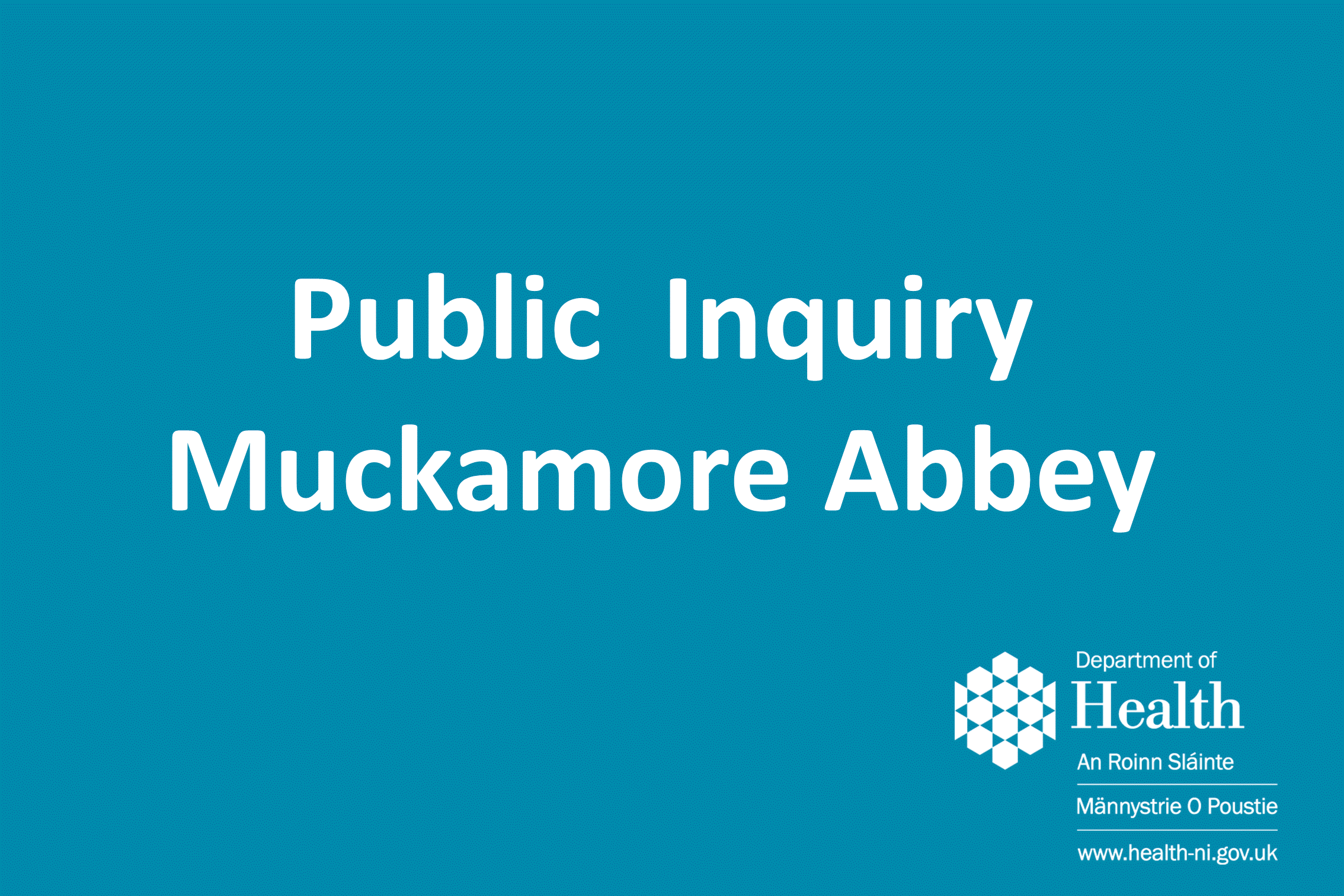 Health Minister Swann Announces Chair of Muckamore Public Inquiry ...