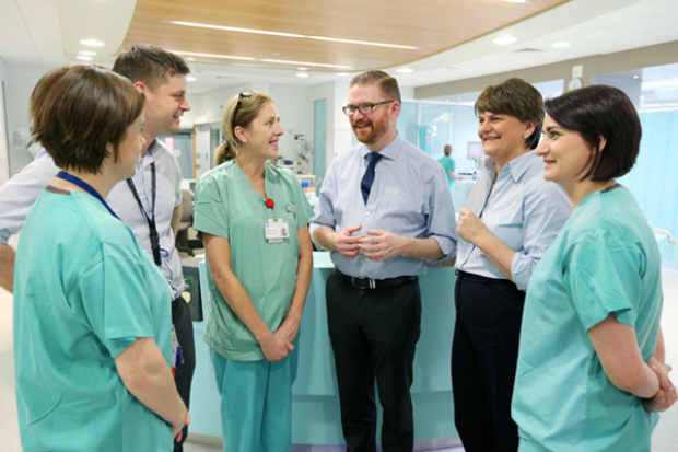 Health and Finance ministers visit Ulster Hospital