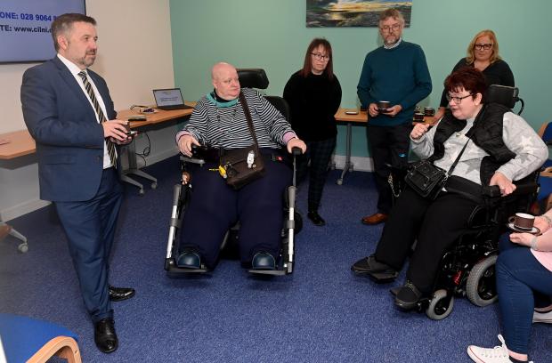 Minister visiting Independent Living