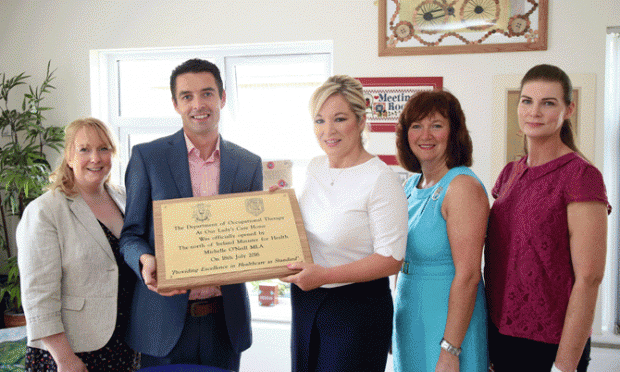 Health Minister Michelle O'Neill officially opens new OT Unit at Our Lady's Care Home