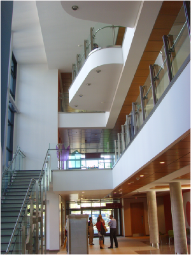 interior of Shankill Health and Wellbeing Centre