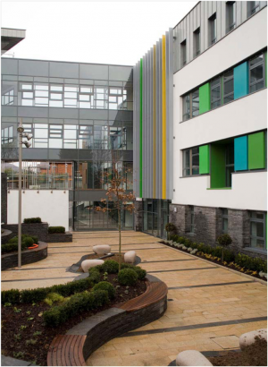 atrium area of Beech Hall Health and Wellbeing Centre
