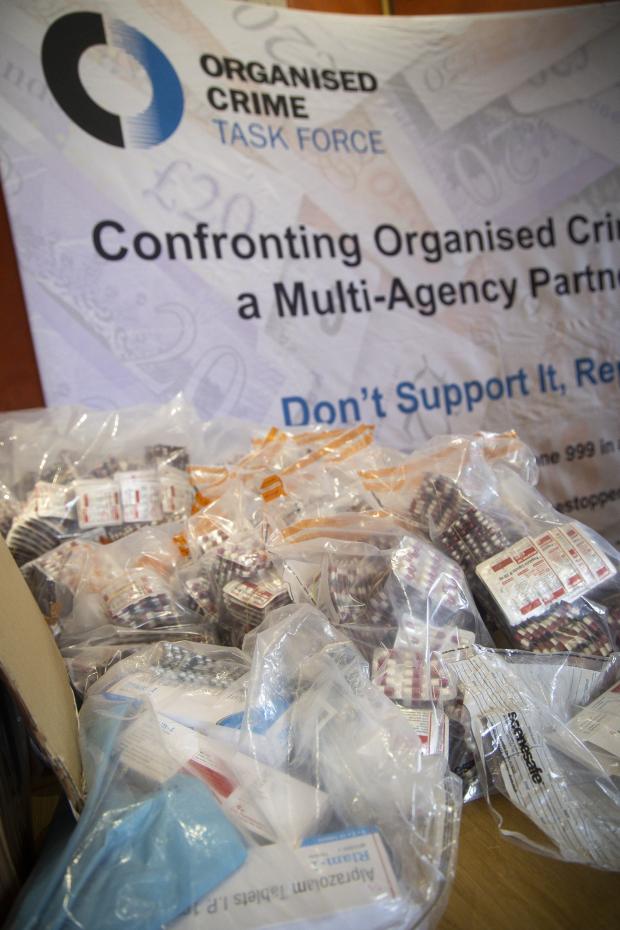Photo of illicit drugs seized